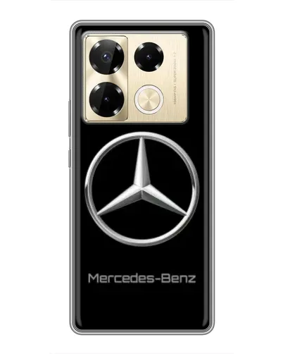 Чехол для Infinix Note 40 Pro с картинкой «Mercedes Silver Logo» Чехол для Infinix Note 40 Pro с картинкой «Mercedes Silver Logo»