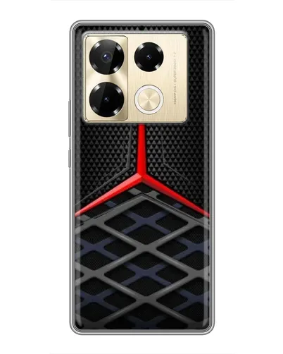 Чехол для Infinix Note 40 Pro с картинкой «Mercedes Carbon Grid» Чехол для Infinix Note 40 Pro с картинкой «Mercedes Carbon Grid»