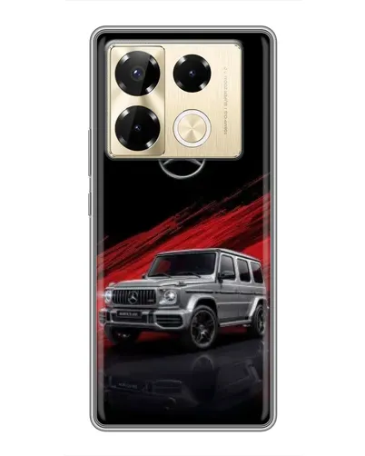 Чехол для Infinix Note 40 Pro с картинкой «Mercedes G-Class красный» Чехол для Infinix Note 40 Pro с картинкой «Mercedes G-Class красный»