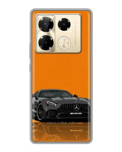 Чехол для Infinix Note 40 Pro с картинкой «Оранжевый Mercedes AMG» Чехол для Infinix Note 40 Pro с картинкой «Оранжевый Mercedes AMG»