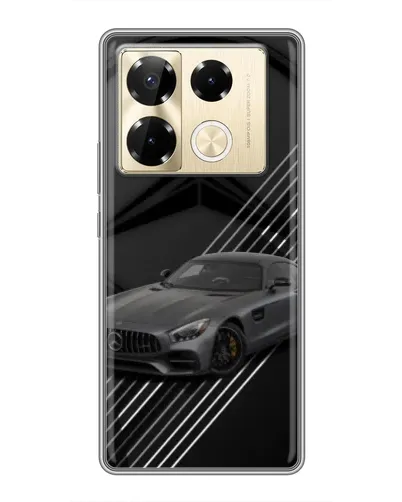 Чехол для Infinix Note 40 Pro с картинкой «Mercedes AMG — графика» Чехол для Infinix Note 40 Pro с картинкой «Mercedes AMG — графика»