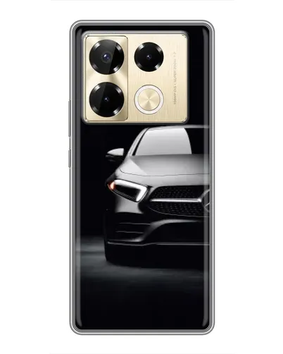 Чехол для Infinix Note 40 Pro с картинкой «Свет фар Mercedes» Чехол для Infinix Note 40 Pro с картинкой «Свет фар Mercedes»