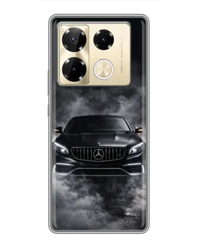 Чехол для Infinix Note 40 Pro с картинкой «Mercedes в дыму» Чехол для Infinix Note 40 Pro с картинкой «Mercedes в дыму»