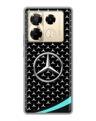 Чехол для Infinix Note 40 Pro с картинкой «Mercedes — бирюзовый акцент» Чехол для Infinix Note 40 Pro с картинкой «Mercedes — бирюзовый акцент»