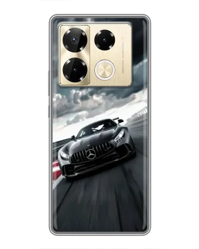 Чехол для Infinix Note 40 Pro с картинкой «Гоночный Mercedes AMG» Чехол для Infinix Note 40 Pro с картинкой «Гоночный Mercedes AMG»