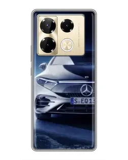 Чехол для Infinix Note 40 Pro с картинкой «Mercedes EQ — будущее»