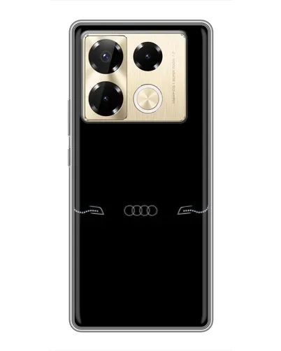 Чехол для Infinix Note 40 Pro с картинкой «Audi — световой подпись» Чехол для Infinix Note 40 Pro с картинкой «Audi — световой подпись»