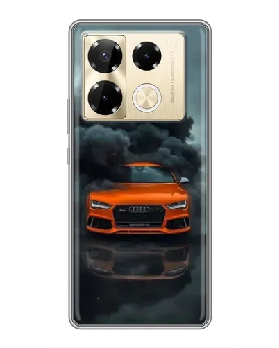 Чехол для Infinix Note 40 Pro с картинкой «Audi в облаках дыма» Чехол для Infinix Note 40 Pro с картинкой «Audi в облаках дыма»