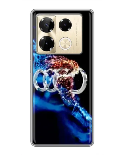 Чехол для Infinix Note 40 Pro с картинкой «Энергия лого Audi» Чехол для Infinix Note 40 Pro с картинкой «Энергия лого Audi»