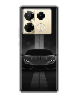 Чехол для Infinix Note 40 Pro с картинкой «Lamborghini симметрия дорог» Чехол для Infinix Note 40 Pro с картинкой «Lamborghini симметрия дорог»