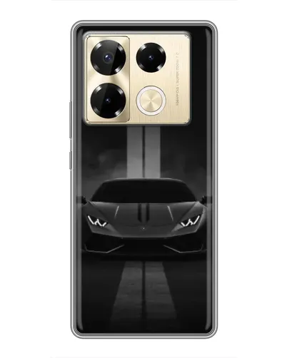 Чехол для Infinix Note 40 Pro с картинкой «Lamborghini симметрия дорог»