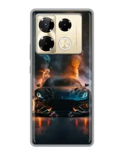 Чехол для Infinix Note 40 Pro с картинкой «Lamborghini дымная эстетика» Чехол для Infinix Note 40 Pro с картинкой «Lamborghini дымная эстетика»