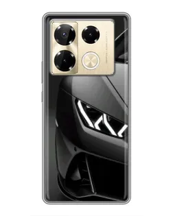 Чехол для Infinix Note 40 Pro с картинкой «Lamborghini фары детализация» Чехол для Infinix Note 40 Pro с картинкой «Lamborghini фары детализация»