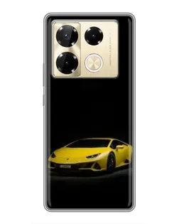Чехол для Infinix Note 40 Pro с картинкой «Lamborghini желтый акцент» Чехол для Infinix Note 40 Pro с картинкой «Lamborghini желтый акцент»