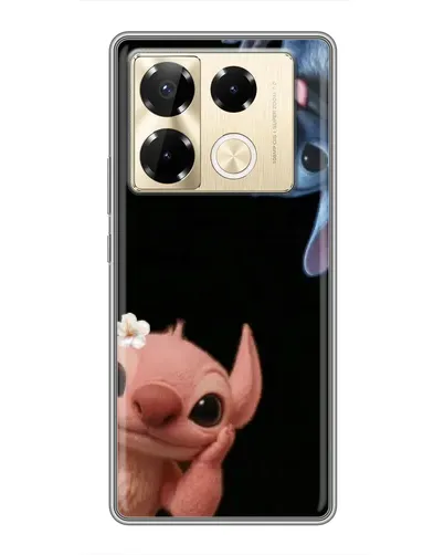 Чехол для Infinix Note 40 Pro с картинкой «Фиолетовый туман роз»