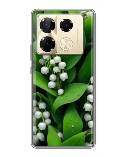 Чехол для Infinix Note 40 Pro с картинкой «Ландыши в зелени» Чехол для Infinix Note 40 Pro с картинкой «Ландыши в зелени»