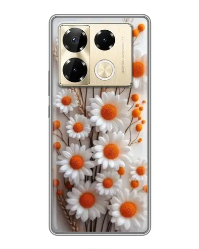 Чехол для Infinix Note 40 Pro с картинкой «Белые сухоцветы» Чехол для Infinix Note 40 Pro с картинкой «Белые сухоцветы»