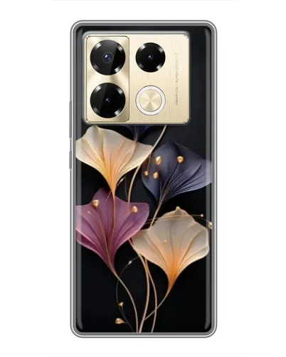 Чехол для Infinix Note 40 Pro с картинкой «Лиловые цветы грации» Чехол для Infinix Note 40 Pro с картинкой «Лиловые цветы грации»