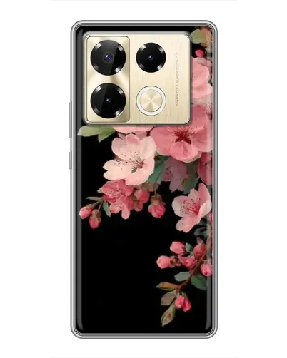 Чехол для Infinix Note 40 Pro с картинкой «Розовая ветка сакуры» Чехол для Infinix Note 40 Pro с картинкой «Розовая ветка сакуры»