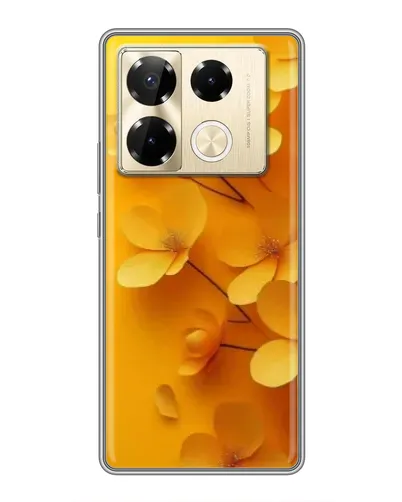 Чехол для Infinix Note 40 Pro с картинкой «Золотые лепестки» Чехол для Infinix Note 40 Pro с картинкой «Золотые лепестки»