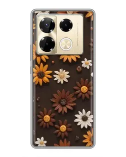 Чохол для Infinix Note 40 Pro з картинкою «Візерунок з маленьких соняшників» Чохол для Infinix Note 40 Pro з картинкою «Візерунок з маленьких соняшників»
