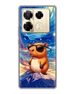 Чехол для Infinix Note 40 Pro с картинкой «Капибара Ван Гога» Чехол для Infinix Note 40 Pro с картинкой «Капибара Ван Гога»