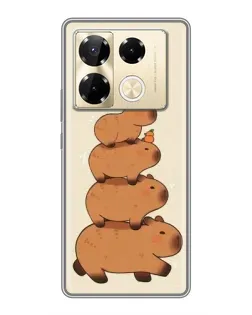 Чехол для Infinix Note 40 Pro с картинкой «Башня из капибар» Чехол для Infinix Note 40 Pro с картинкой «Башня из капибар»
