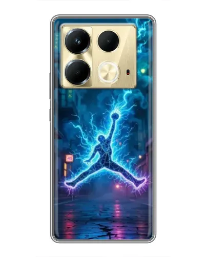 Чохол для Infinix Note 40 з картинкою «Jordan Gold Jumpman» Чохол для Infinix Note 40 з картинкою «Jordan Gold Jumpman»
