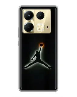 Чохол для Infinix Note 40 з картинкою «Jordan Gradient Logo» Чохол для Infinix Note 40 з картинкою «Jordan Gradient Logo»