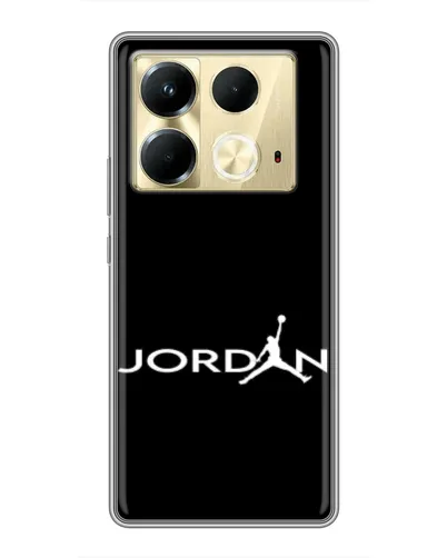 Чохол для Infinix Note 40 з картинкою «Jordan White Logo» Чохол для Infinix Note 40 з картинкою «Jordan White Logo»