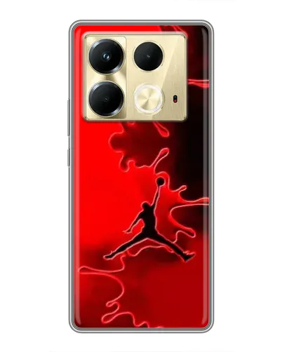 Чохол для Infinix Note 40 з картинкою «Jordan Red Smoke» Чохол для Infinix Note 40 з картинкою «Jordan Red Smoke»