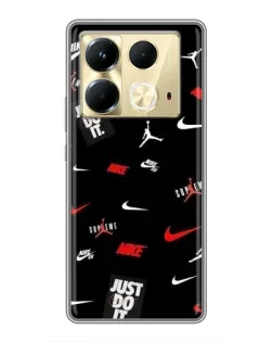 Чохол для Infinix Note 40 з картинкою «Nike Mix Pattern» Чохол для Infinix Note 40 з картинкою «Nike Mix Pattern»