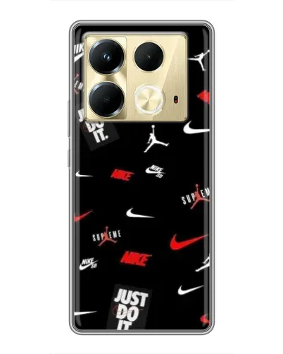 Чохол для Infinix Note 40 з картинкою «Nike Mix Pattern» Чохол для Infinix Note 40 з картинкою «Nike Mix Pattern»