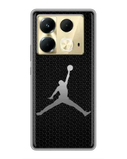 Чохол для Infinix Note 40 з картинкою «Jordan Dark Carbon» Чохол для Infinix Note 40 з картинкою «Jordan Dark Carbon»