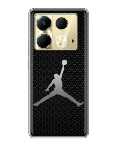Чохол для Infinix Note 40 з картинкою «Jordan Dark Carbon» Чохол для Infinix Note 40 з картинкою «Jordan Dark Carbon»