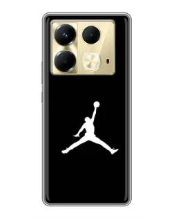 Чохол для Infinix Note 40 з картинкою «Jordan Silhouette» Чохол для Infinix Note 40 з картинкою «Jordan Silhouette»