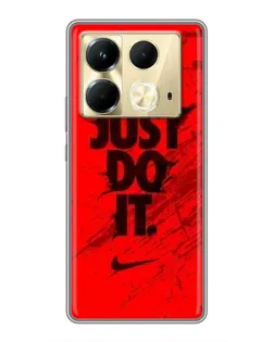 Чохол для Infinix Note 40 з картинкою «Nike Just Do It» Чохол для Infinix Note 40 з картинкою «Nike Just Do It»