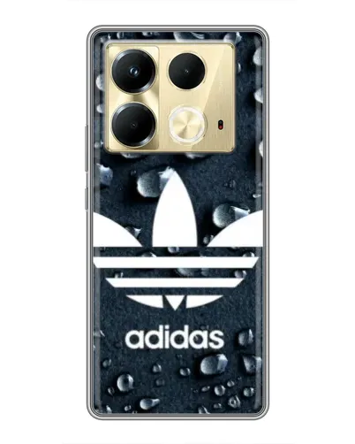 Чохол для Infinix Note 40 з картинкою «Adidas Trefoil Blue» Чохол для Infinix Note 40 з картинкою «Adidas Trefoil Blue»