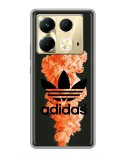 Чохол для Infinix Note 40 з картинкою «Помаранчевий дим Adidas» Чохол для Infinix Note 40 з картинкою «Помаранчевий дим Adidas»