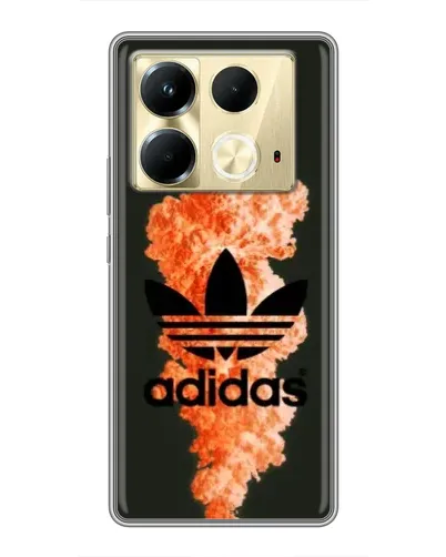 Чохол для Infinix Note 40 з картинкою «Помаранчевий дим Adidas» Чохол для Infinix Note 40 з картинкою «Помаранчевий дим Adidas»