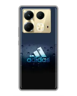 Чохол для Infinix Note 40 з картинкою «Adidas Water Drops» Чохол для Infinix Note 40 з картинкою «Adidas Water Drops»