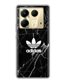 Чохол для Infinix Note 40 з картинкою «Білий мармур Adidas» Чохол для Infinix Note 40 з картинкою «Білий мармур Adidas»