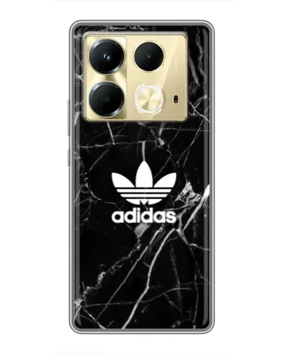 Чохол для Infinix Note 40 з картинкою «Білий мармур Adidas» Чохол для Infinix Note 40 з картинкою «Білий мармур Adidas»