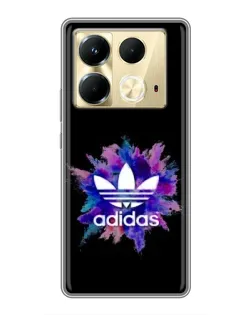 Чохол для Infinix Note 40 з картинкою «Вибух фарб Adidas»