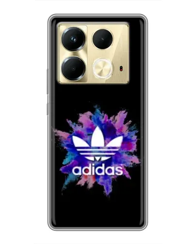Чохол для Infinix Note 40 з картинкою «Вибух фарб Adidas» Чохол для Infinix Note 40 з картинкою «Вибух фарб Adidas»
