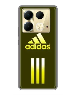 Чохол для Infinix Note 40 з картинкою «Оливковий градієнт Adidas»