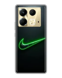 Чохол для Infinix Note 40 з картинкою «Неоновий контур Nike» Чохол для Infinix Note 40 з картинкою «Неоновий контур Nike»