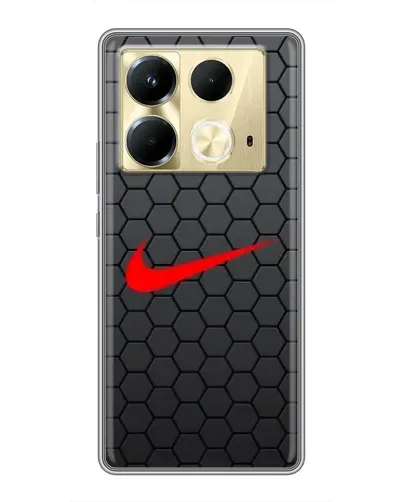 Чохол для Infinix Note 40 з картинкою «Nike — карбонова сітка» Чохол для Infinix Note 40 з картинкою «Nike — карбонова сітка»