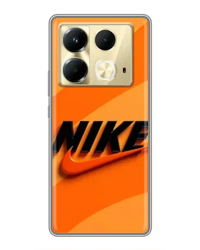 Чохол для Infinix Note 40 з картинкою «Помаранчевий драйв Nike» Чохол для Infinix Note 40 з картинкою «Помаранчевий драйв Nike»