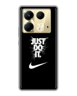 Чохол для Infinix Note 40 з картинкою «Текстовий принт Nike» Чохол для Infinix Note 40 з картинкою «Текстовий принт Nike»